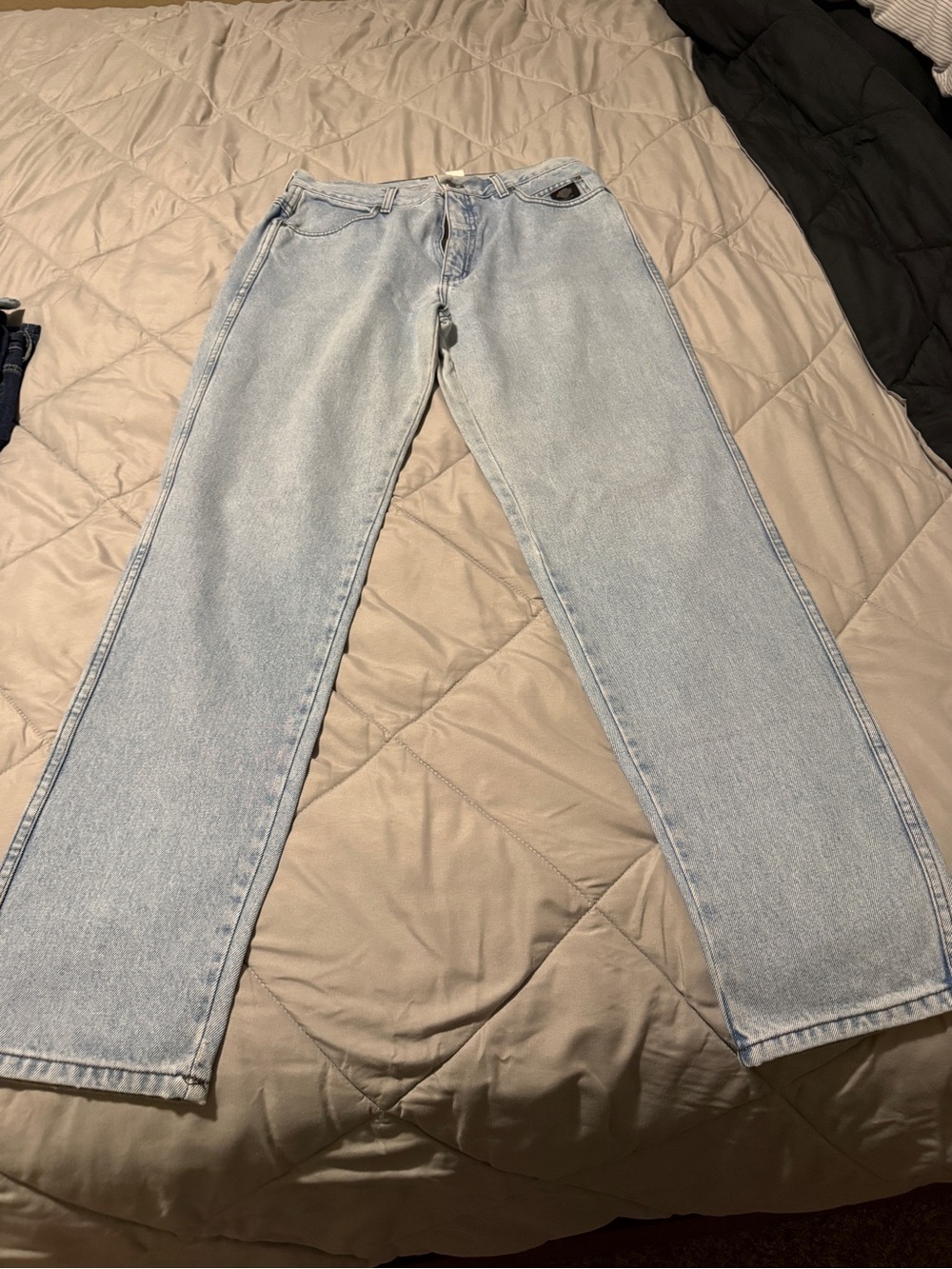 Harley-Davidson Light Blue Straight-Leg Jeans